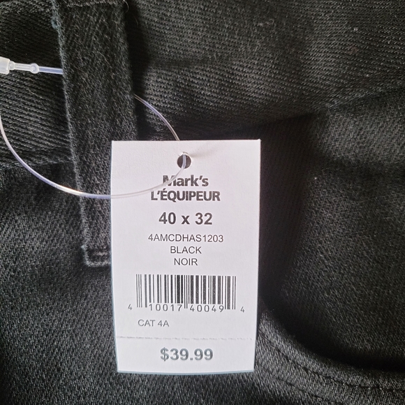 40 x 32 black Denver Hayes Jeans - Picture 8 of 8